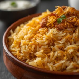 Chicken Dum Biryani w/ Raita