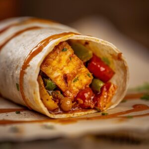 Chilli Paneer Roll